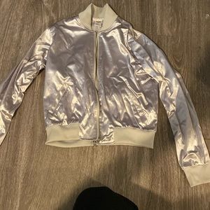Silver jacket: Size 7-10